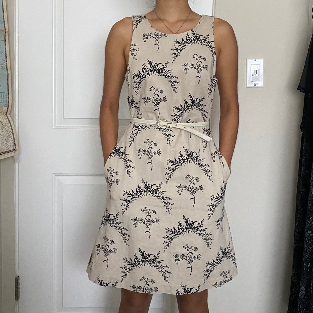 MOVING SALE Gap Floral Linen Dress
